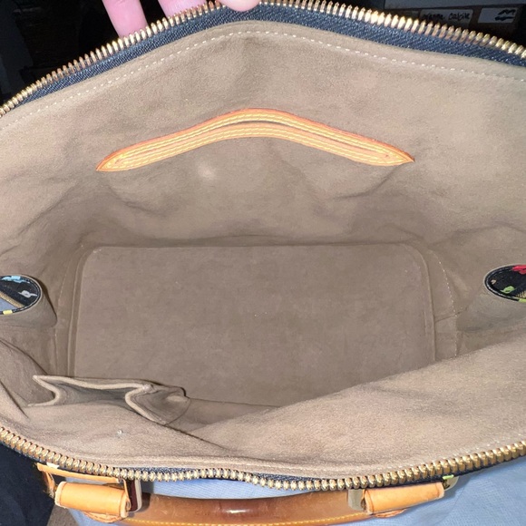 Louis Vuitton Takashi Murakami X Alma PM with COA Black Multicolor Stud - Picture 14 of 16